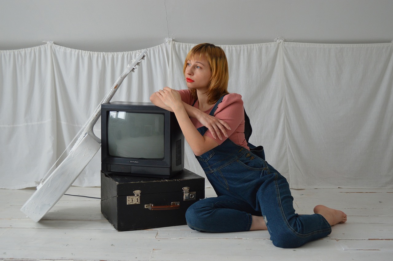 Repurpose an Old Television as a Plant Stand